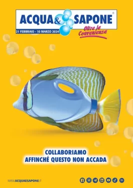 Volantino Acqua e Sapone Firenze, Empoli, Arezzo, Livorno dal 21 febbraio al 10 marzo 2024