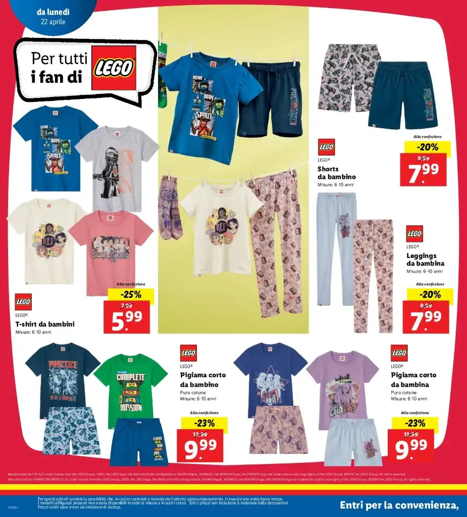 L’abbigliamento Di Lidl (comodo Da Indossare) è In Offerta Dal 22 Al 28 Aprile 2024