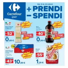 Sfoglia il contenuto: Carrefour Iper 13/07 – 23/07/2026