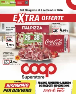 Sfoglia il contenuto: Volantino Coop Superstore