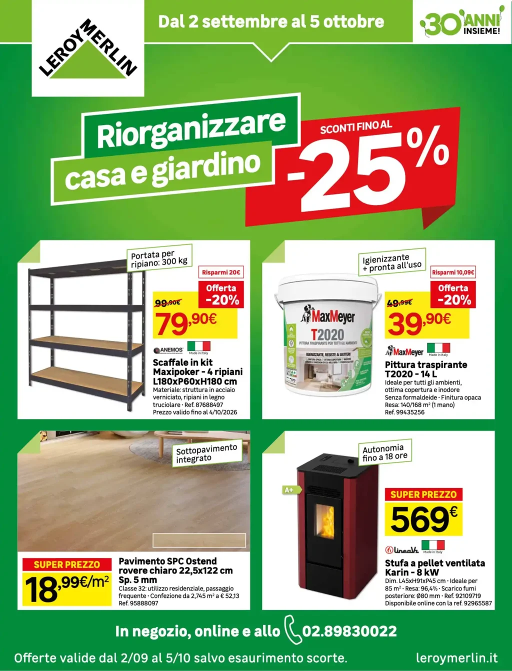 Sfoglia il contenuto: Leroy Merlin – Rete Riorganizzare casa e giardino