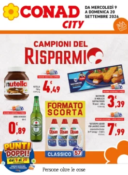 Sfoglia il contenuto: Conad City – Umbria PAC Campioni del Risparmio dal 9 settembre