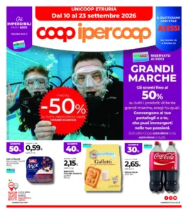 Ipercoop – Unicoop Etruria Tirreno Gli imperdibili per i soci dal 10 settembre
