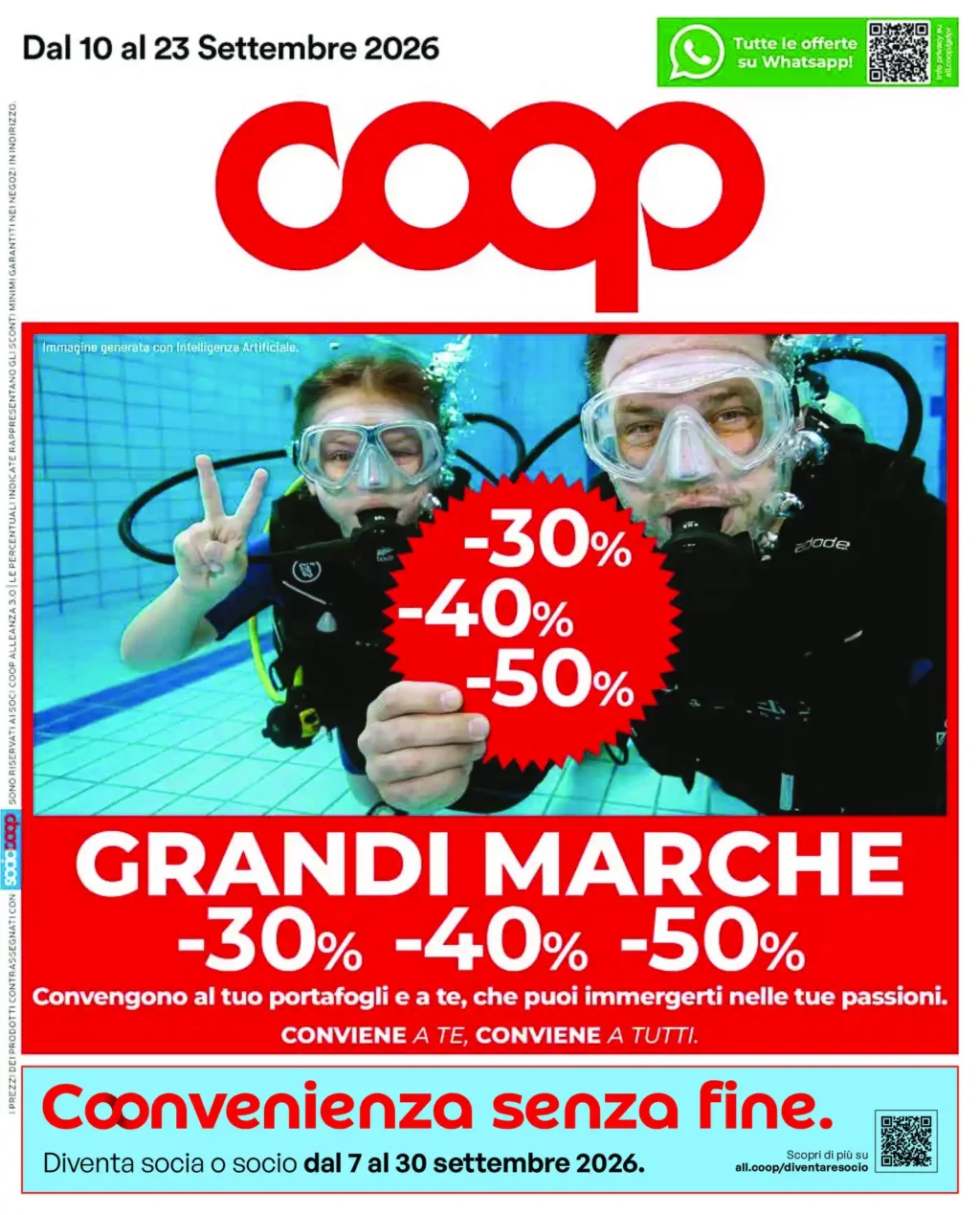 Sfoglia il contenuto: Volantino Ipercoop – Coop Alleanza 3.0 Grandi Marche dal 10 al 23 settembre 2026