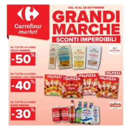 Sfoglia il contenuto: Carrefour Market – Torino GRANDI MARCHE dal 15 settembre