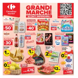 Volantino Carrefour Market GRANDI MARCHE dal 15 settembre