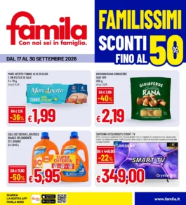 Famila – Adriatica FAMILISSIMI dal 17 settembre
