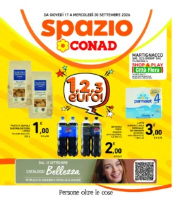 Volantino Spazio Conad – Martignacco dal 17 al 30 settembre 2026