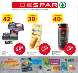 Sfoglia il contenuto: Sticker Mania (Despar – Nord – Trentino-Alto Adige, Friuli-Venezia Giulia, Veneto, Emilia-Romagna e Lombardia ) dal 17 settembre