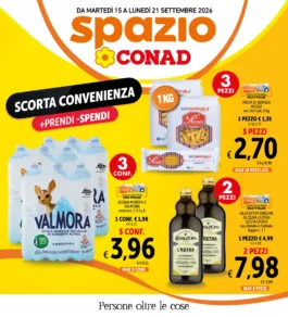Volantino Spazio Conad – Cesena e Forlì offerte dal 15 al 21 settembre 2026