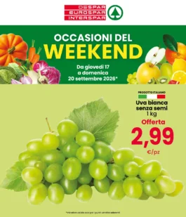 Sfoglia il contenuto: Volantino Despar – Nord – Bologna, Trieste e Venezia Occasioni del Weekend dal 17 settembre