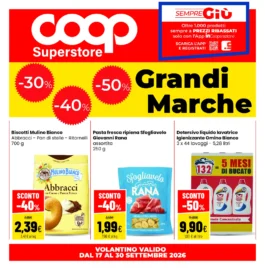 Coop Superstore – Trento SAIT Grandi Marche dal 17 settembre