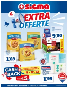 Volantino Sigma – Centro-Sud Extra Offerte dal 11 settembre
