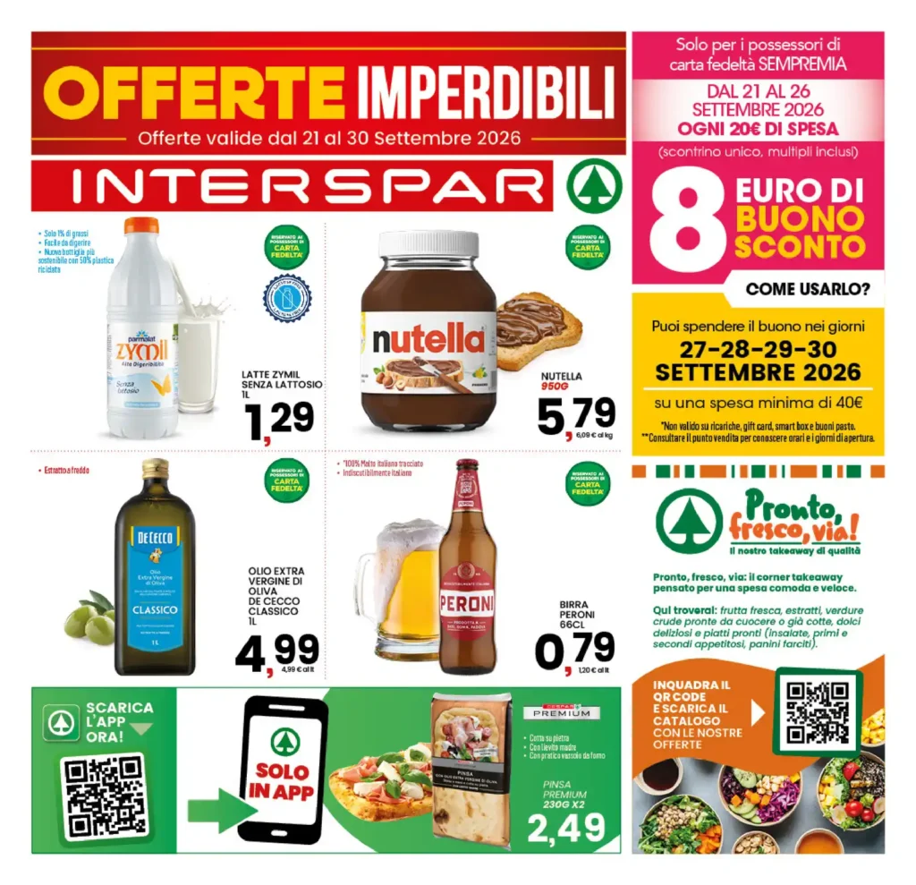 Sfoglia il contenuto: Volantino Interspar – Centro Sud – Abruzzo Offerte Imperdibili dal 21 settembre
