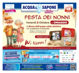 Volantino Acqua & Sapone – Acqua e Sapone Sicilia dal 21 settembre