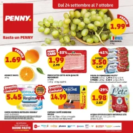 Volantino Penny promozioni dal 24 settembre al 7 ottobre 2025