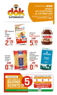 Volantino DOK Supermercati – DOK – Calabria dal 24 settembre al 4 ottobre 2026