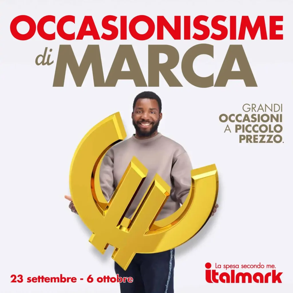 Sfoglia il contenuto: Volantino Italmark – Rete Occasionissime di Marca dal 23 settembre