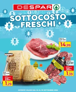 Volantino Despar – Sardegna – Volantino Piccolo Sottocosto Freschi dal 24 settembre