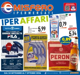 Emisfero Ipermercati – Emisfero – Nord-Est offerte dal 24 settembre al 7 ottobre 2026