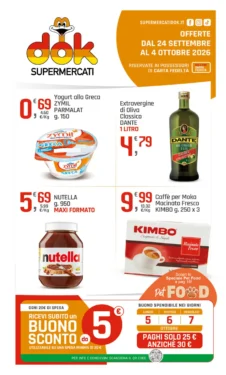 DOK Supermercati – DOK – Campania San Giorgio-San Nicola-Santa Maria Volantino Extra Online dal 24 settembre