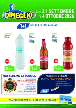 Sfoglia il contenuto: Volantino DiMeglio – Market Ingross Super dal 21 settembre