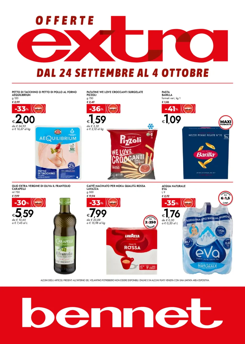 Sfoglia il contenuto: Volantino Bennet extra dal 24 settembre