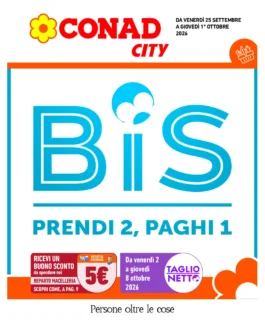 Volantino Conad City – Nord-Est + Milano CIA BIS dal 25 settembre