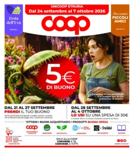 Volantino Ipercoop – Unicoop Etruria Tirreno Festa dell’Uva dal 24 settembre