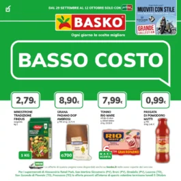 Sfoglia il contenuto: Basko BASSO COSTO dal 29 settembre