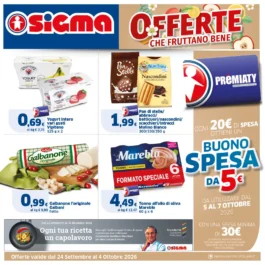 Volantino Sigma Puglia: offerte dal 24 settembre al 4 ottobre 2026