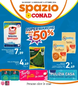 Volantino Spazio Conad – Ancona (Conad Adriatico) dal 1 al 14 ottobre 2026