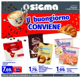 Sigma – Nord-Ovest Il buongiorno CONVIENE dal 24 settembre
