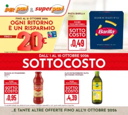 IperPan e SuperPan – IperPan – Rete Sottocosto: offerte fino al 21 ottobre 2026 dal 1 ottobre