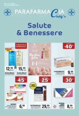 Caddy’s Salute & Benessere dal 1 ottobre