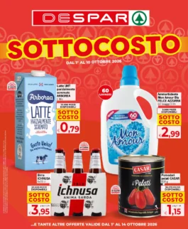 Despar – Sardegna – Volantino Piccolo SOTTOCOSTO dal 1 ottobre