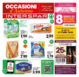 Interspar – Centro Sud – Abruzzo Occasioni d’Autunno dal 1 ottobre