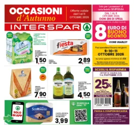Volantino Interspar – Centro Sud – Campania Occasioni d’Autunno dal 1 ottobre