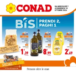 Volantino Conad – Lazio Sud PAC BiS dal 7 ottobre