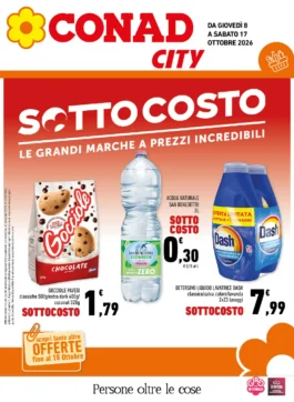 Conad City – Sicilia PAC Sotto Costo: offerte dal 8 al 17 ottobre 2026