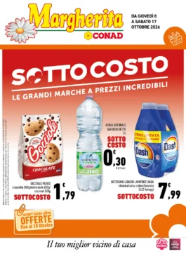 Sfoglia il contenuto: Volantino Conad Margherita – Sicilia PAC SOTTO COSTO dal 8 ottobre