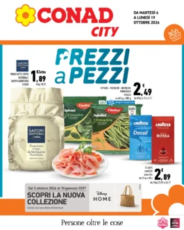 Conad City – Vicenza/Belluno DAO Prezzi a Pezzi dal 6 ottobre