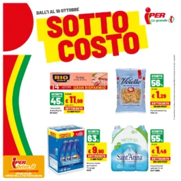 Volantino Iper La grande i – Milano Portello Sottocosto dal 1 al 10 ottobre 2026
