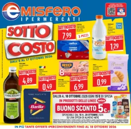 Volantino Emisfero Ipermercati – Emisfero – Rete principale Sottocosto dall’8 al 17 ottobre 2026 dal 8 ottobre