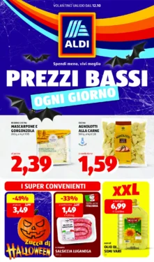 Sfoglia il contenuto: Aldi I SUPER CONVENIENTI dal 12 ottobre