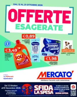 Mercatò – rete standard OFFERTE ESAGERATE dal 12 ottobre