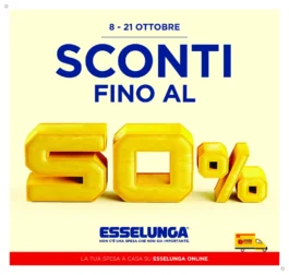 Esselunga – Lombardia principale sconti fino al 50% dal 8 ottobre