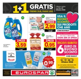 Sfoglia il contenuto: Eurospar – Centro Sud – Calabria OTTOBRE È IL MESE DELLA PREVENZIONE dal 12 ottobre