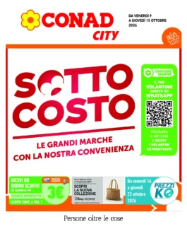 Volantino Conad City – Nord-Est + Milano CIA Sotto costo dal 9 ottobre