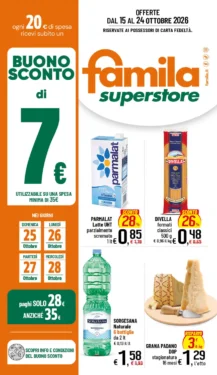 Famila – Sud OFFERTA EXTRA dal 15 ottobre